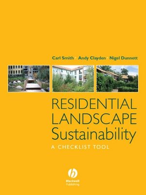 cover image of Residential Landscape Sustainability